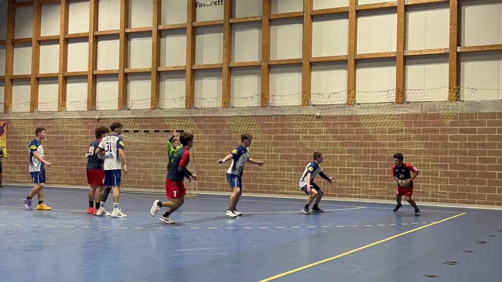 La serie B della Cellini Padova impegnata nella partita contro Malo