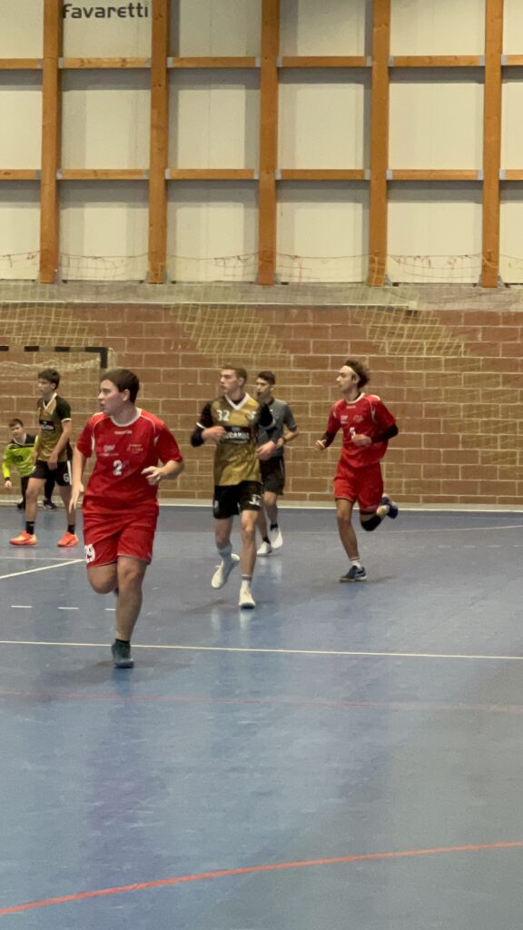 L'under17 maschile del Cellini Padova nel prepartita