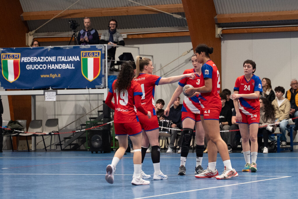 Uno scatto della Cellini Padova durante la partita