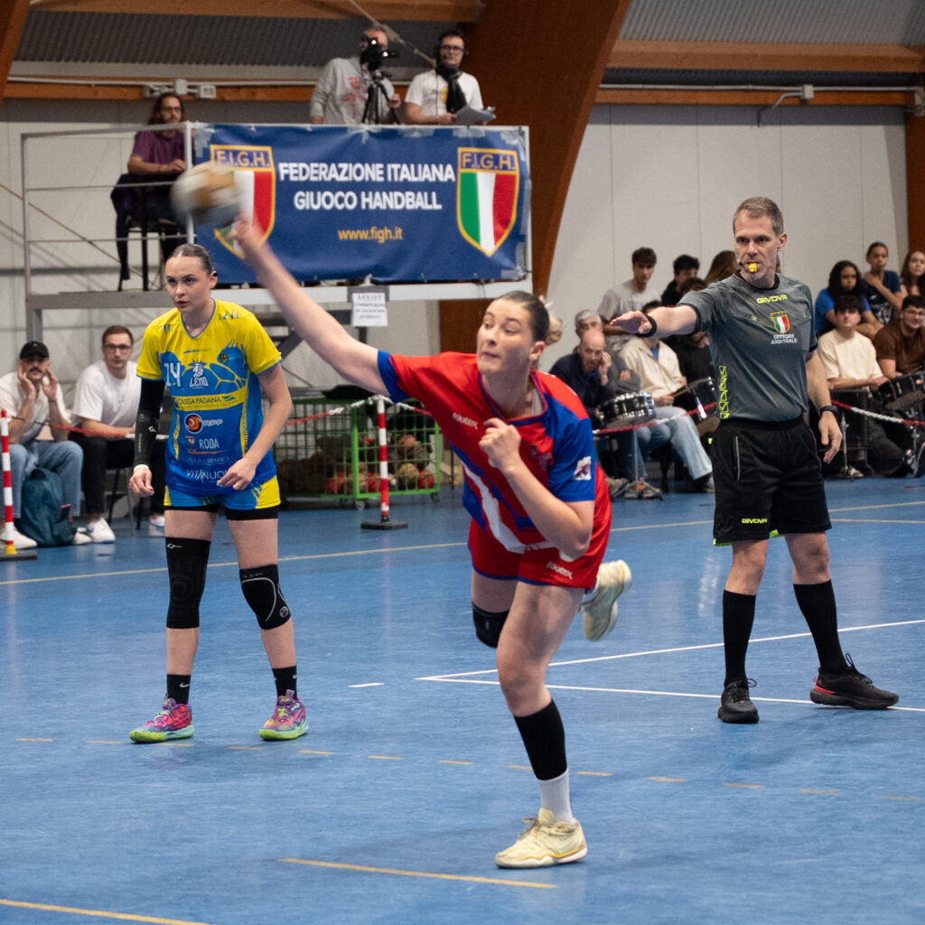 uno scatto della partita contro Leno della Cellini Padova